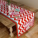 SEJ by Nisha Gupta Dining Table Runner for Center Table | Table Runner 4 Seater &amp; 6 Seater | Runner for Dining | Table Runners for Living Room | Printed Washable Runner (12x48 Inches)