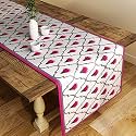 SEJ by Nisha Gupta Dining Table Runner for Center Table | Table Runner 4 Seater &amp; 6 Seater | Runner for Dining | Table Runners for Living Room | Printed Washable Runner (12x48 Inches)