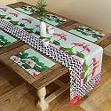 SEJ by Nisha Gupta Dining Table Runner With Mats for 4 Seater | Center Table Runner Suitable for 4 Seater With Placemat (12x78 Inches)