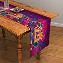 SEJ by Nisha Gupta Dining Table Runner for Center Table | Table Runner 4 Seater &amp; 6 Seater | Runner for Dining | Table Runners for Living Room | Printed Washable Runner (12x48 Inches)