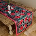 SEJ by Nisha Gupta Dining Table Runner for Center Table | Table Runner 4 Seater &amp; 6 Seater | Runner for Dining | Table Runners for Living Room | Printed Washable Runner (12x48 Inches)