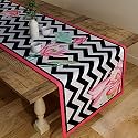 SEJ by Nisha Gupta Dining Table Runner for Center Table | Table Runner 4 Seater &amp; 6 Seater | Runner for Dining | Table Runners for Living Room | Printed Washable Runner (12x48 Inches)