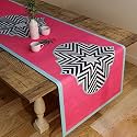 SEJ by Nisha Gupta Dining Table Runner for Center Table | Table Runner 4 Seater &amp; 6 Seater | Runner for Dining | Table Runners for Living Room | Printed Washable Runner (12x48 Inches)