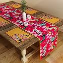SEJ by Nisha Gupta Dining Table Runner With Mats for 6 Seater | Center Table Suitable (12x48 Inches) With Placemat