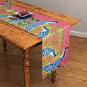 SEJ by Nisha Gupta Dining Table Runner for Center Table | Table Runner 4 Seater &amp; 6 Seater | Runner for Dining | Table Runners for Living Room | Printed Washable Runner (12x48 Inches)