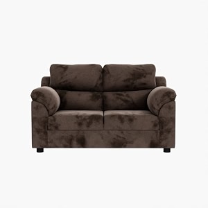 sekar lifestyle comfort fabric series sofa set for living room brown two seater