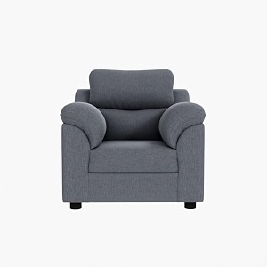 sekar lifestyle comfort fabric series sofa set for living room grey one seater