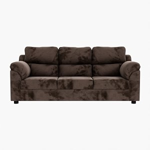 sekar lifestyle comfort fabric series sofa set for living room brown three seater