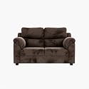 Sekar Lifestyle Comfort Fabric Series Sofa Set for Living Room (Brown, Two Seater)