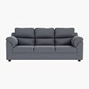 Sekar Lifestyle Comfort Fabric Series Sofa Set for Living Room (Grey, Three Seater)