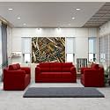 Sekar Lifestyle Comfort Fabric Series Sofa Set for Living Room (Red, 3+2+1 Seater)