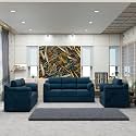 Sekar Lifestyle Comfort Fabric Series Sofa Set for Living Room (Blue, 3+2+1 Seater)