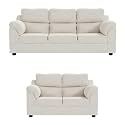 Sekar Lifestyle Comfort Fabric Series Sofa Set for Living Room (Beige, 3+2 Seater)