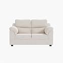 Sekar Lifestyle Comfort Fabric Series Sofa Set for Living Room (Beige, Two Seater)