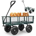 Sekey Steel Mesh Garden Cart, 600 lb Capacity, Removable Sides