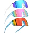 SEKKAF Youth Baseball Sunglasses Kids Sports Sunglasses for Boys Girls Softball Cycling Glasses UV400 Protection