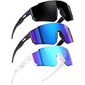 SEKKAF Youth Baseball Sunglasses Kids Sports Sunglasses for Boys Girls Softball Cycling Glasses UV400 Protection