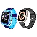 sekyo S2 Smart Watch for Kids, Boys, Girls and Boys with Many Smart Features, 2G Voice Calling, Location Tracking(S2 Blue and S23 Ultra Combo for Men and Kids)