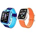 sekyo S2 Smart Watch for Kids, Boys, Girls and Boys with Many Smart Features, 2G Voice Calling, Location Tracking(S2 Blue and S23 Ultra Combo for Men and Kids)