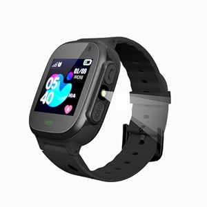 sekyo s2 pro calling smart watch phone  kids smart watch for boys amp girls  2-way voice calling  sim card  selfie camera  parent control app  voice chat  long battery life - black