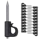 SELEWARE 20 Pack Q Hanger Nail Hooks for Outdoor Christmas String Lights