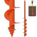 SELEWARE Auger Drill Bit for Planting 3"x32" Drill Auger for 3/8" Hex Drive