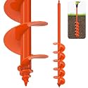SELEWARE Auger Drill Bit for Planting 4"x32" Drill Auger for 3/8" Hex Drive