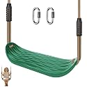 SELEWARE Green Heavy Duty Swing Seat Non-Slip Tree Swing for Kids, 1 Pack