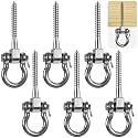 SELEWARE Heavy Duty Swing Hanger, 6 Pack Porch Swing Hardware