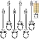 SELEWARE Heavy Duty Swing Hanger, 6 Pack Porch Swing Hardware