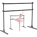 SELEWARE Height Adjustable Ballet Barre Freestanding Ballet Bar, 4/5/6 FT