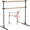 SELEWARE Height Adjustable Ballet Barre Freestanding Ballet Bar, 4/5/6 FT