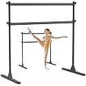 SELEWARE Height Adjustable Ballet Barre Freestanding Ballet Bar, 4/5/6 FT