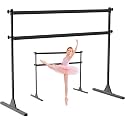 SELEWARE Height Adjustable Ballet Barre Freestanding Ballet Bar, 4/5/6 FT