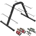 SELEWARE Portable Wire Spool Caddy, Heavy-Duty Cable Dispenser with 4 Rods