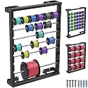 SELEWARE Wall Mount Wire Spool Rack, Cable Dispenser with 6 Adjustable Rods