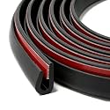 Self-Adhesive Car Door Edge Guards - U Channel Rubber Edge Trim for Metal Edge Protection, Fits Most Car Doors, Hatches, Lockers & Panels, 20Ft