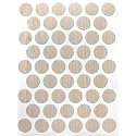 Self Adhesive PVC Screw Cover Cap 9/16" (1 Sheet 50 caps) White Maple, Pine, Plywood