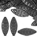 Self-Clamping Biscuit Joiner Plates | Plastic Gripping Plates for Woodworking, Furniture Framing, Composite Deck & Door Fixing | Compatible with Biscuit Joiner Tools 2.36 x 0.945 x 0.16 in(100PCS)