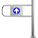 Self-Closing Metal Swing Gate - Safety Door for Supermarkets &amp; Warehouses | Durable Security Access Control Solution for Enhanced Protection