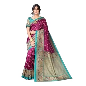 Self design Paithani Art Silk saree3172 Green