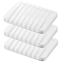 Self Draining Soap Dishes 3 Pcs Silicone