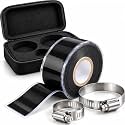 Self-Fusing Silicone Hose Repair Tape Kit with 2 Stainless Steel Clamps