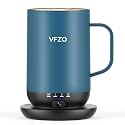 Self Heating Coffee Mug,High-Capacity- 18 oz, 180 Min Battery Life, Smart Heated Coffee Mug，Smart Mug, Simple Temperature Control Operation, Gifts for Family Members (Navy Blue 18 oz)