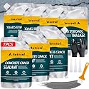 Self-Leveling Cement Crack Filler, Fast Drying Concrete Crack Filler, Gray Asphalt Crack Filler, Waterproof Concrete Crack Repair Sealer for Sidewalks, Driveways, and Foundation Cracks -7 Pack