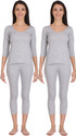 Selfcare New Combination Of Colours Women Top - Pyjama Set Thermal