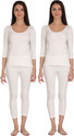 Selfcare New Combination Of Colours Women Top - Pyjama Set Thermal
