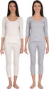 Selfcare New Combination Of Colours Women Top - Pyjama Set Thermal