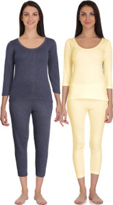 selfcare winter collection women top - pyjama set thermal
