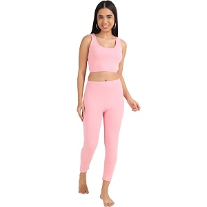 Selfcare Womens Thermal Top and Pyjama Set